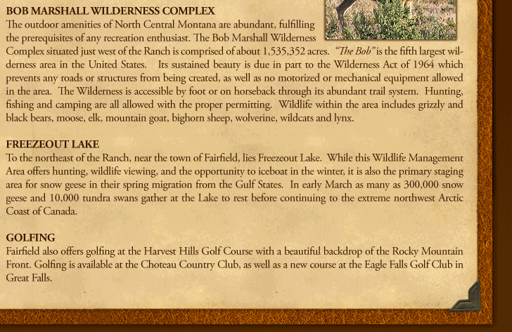 About the Bob Marshall Wilderness Complex